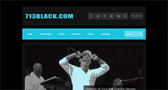 Desktop Screenshot of 713black.com